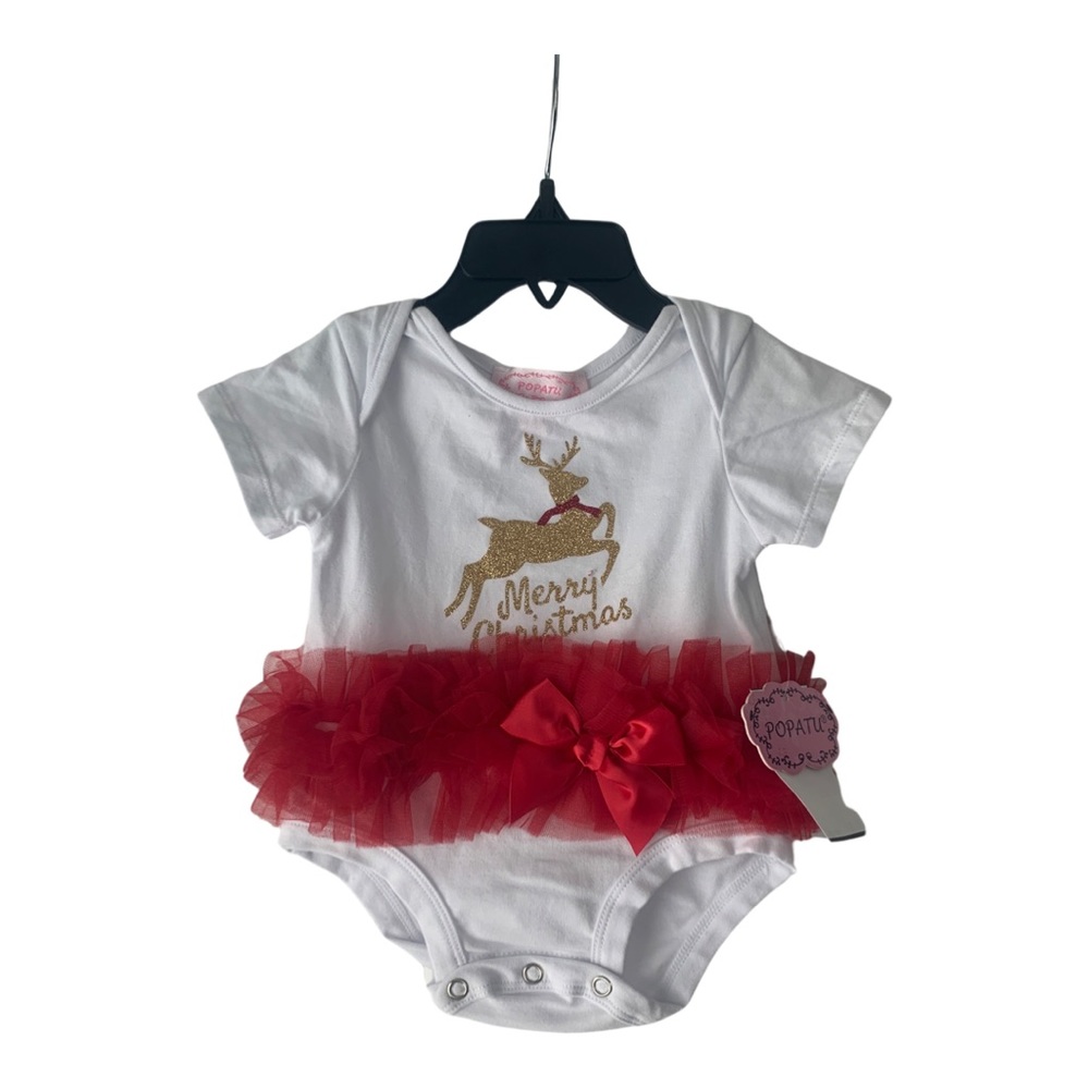 Merry Christmas ruffle ONSIE